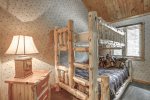 Bear Butte Gulch Lodge  with  full size bunk beds. 